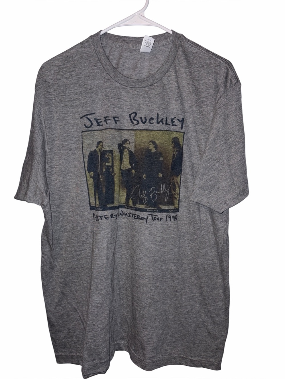 Jeff Buckley Mystery White Boy Tour 1995 Reprint Graphic T-Shirt Size XL New